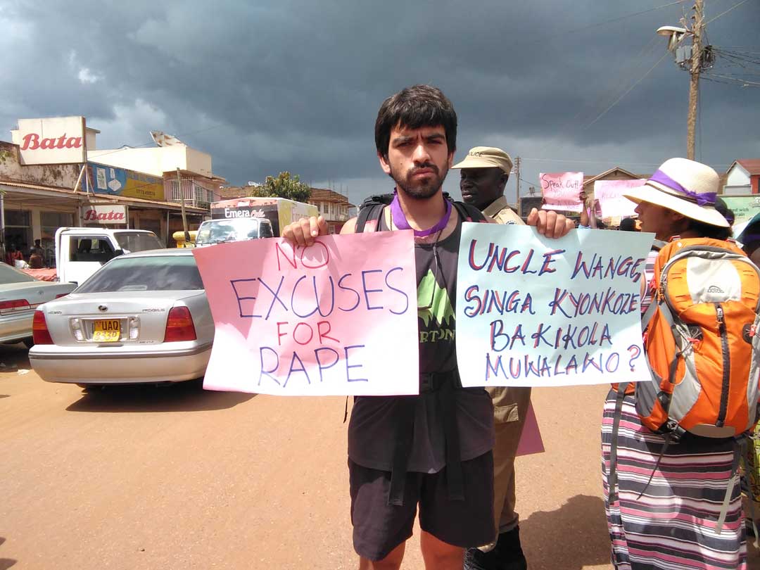 No to sexual violence protest